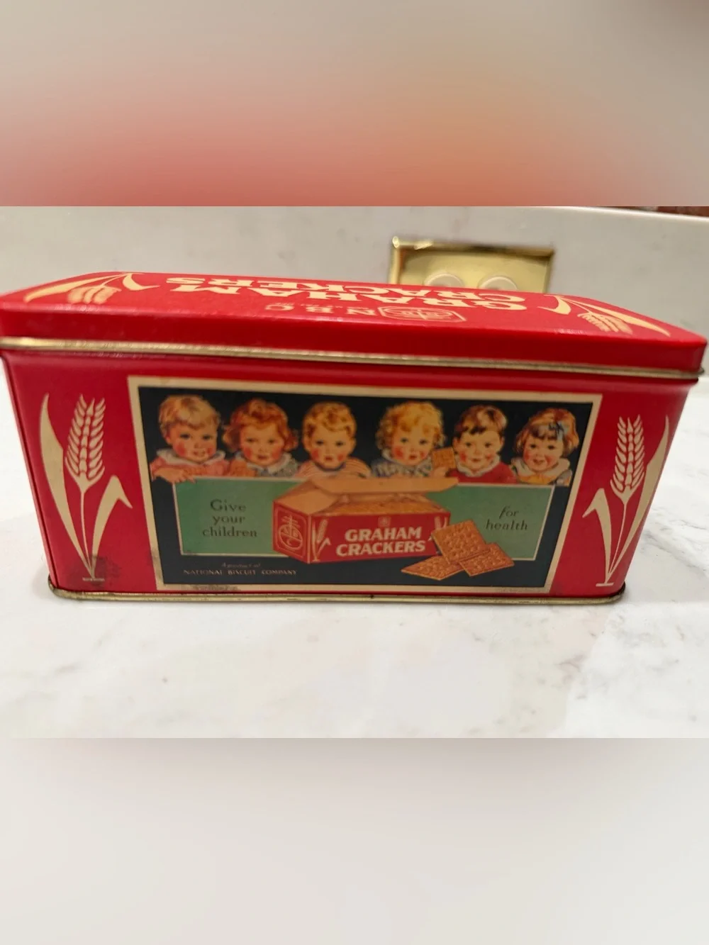 Vintage Nabisco Graham Crackers Tin